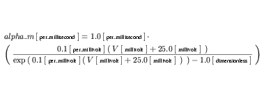 Equation: hh_alpha_m_units